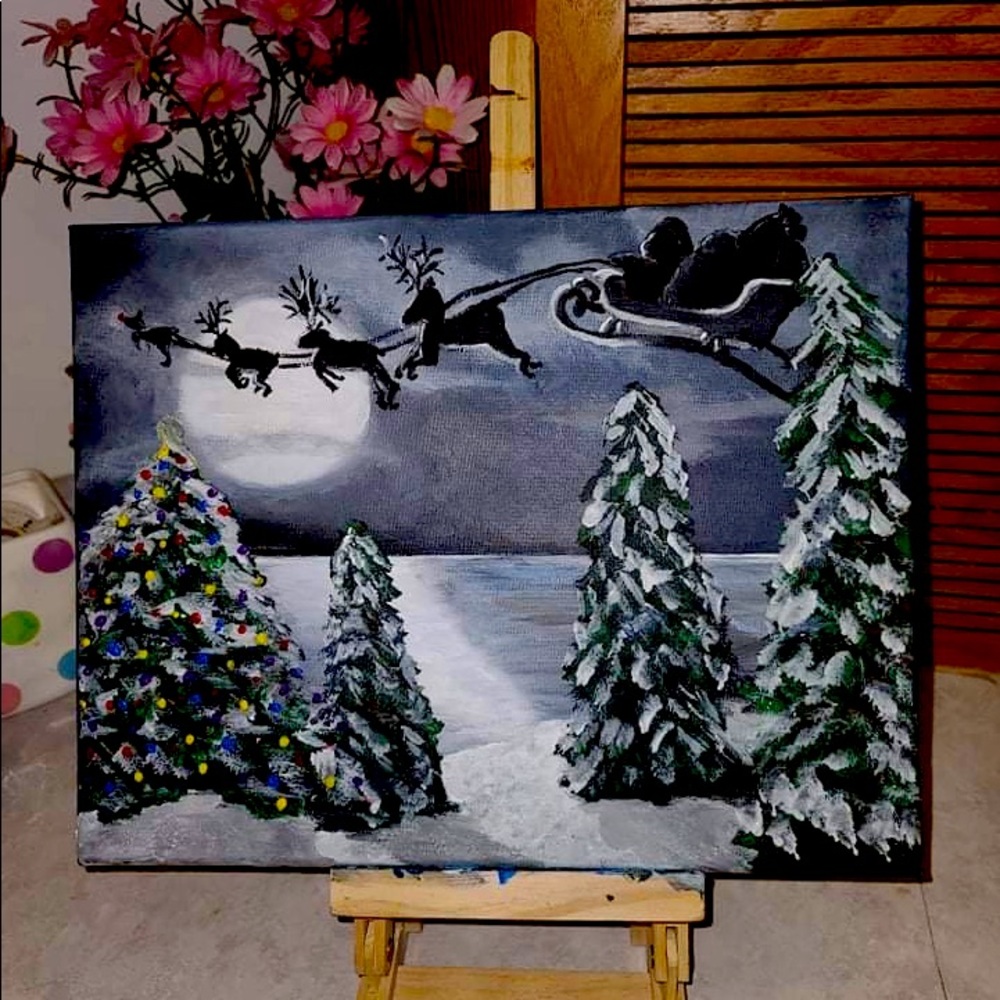 Christmas painting